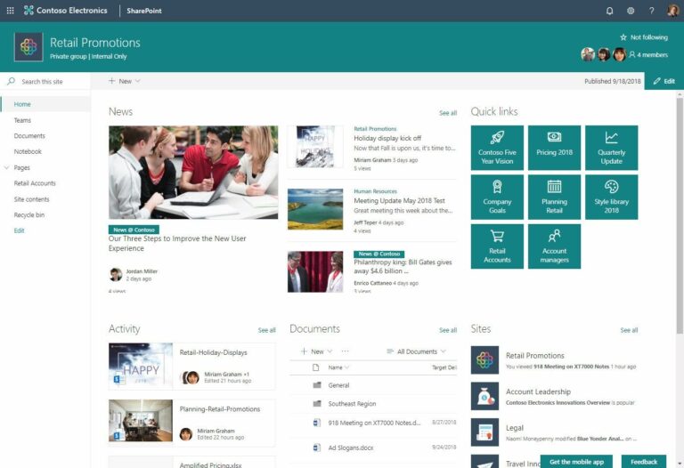 Formación de SharePoint Online para usuarios responsables de Office 365/Microsoft 365: Gestiona el lugar donde trabaja tu equipo